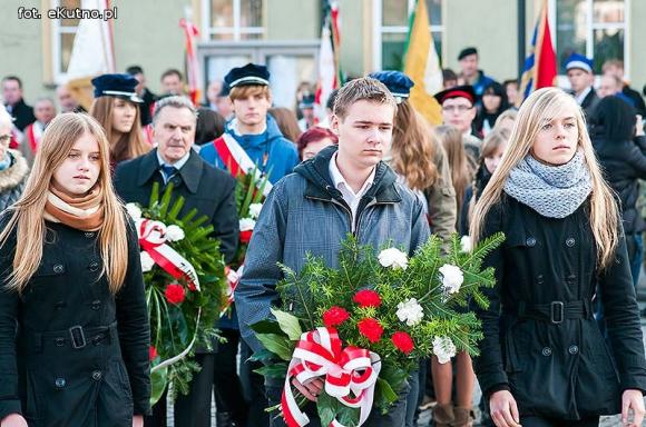 Dzień wcześniej w Kutnie mieszkańcy świętowali niepodległość