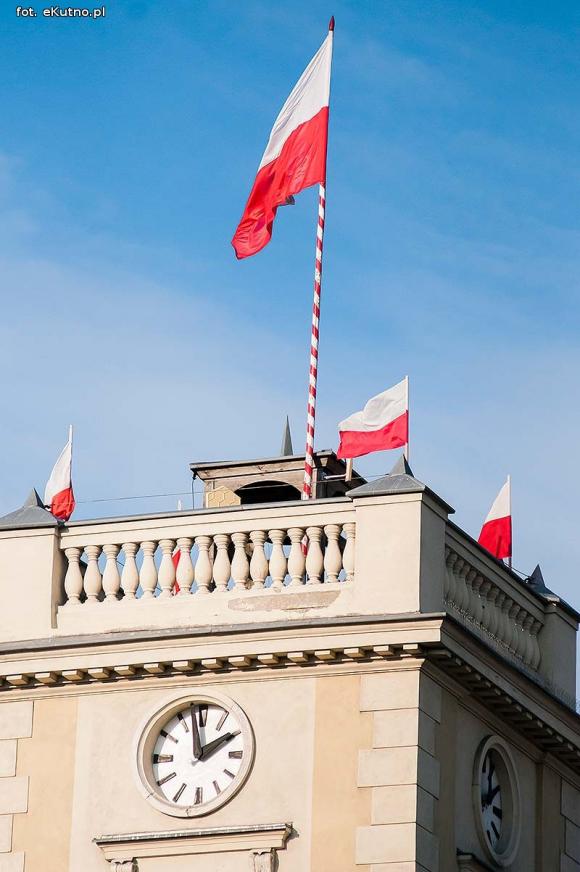 Dzień wcześniej w Kutnie mieszkańcy świętowali niepodległość
