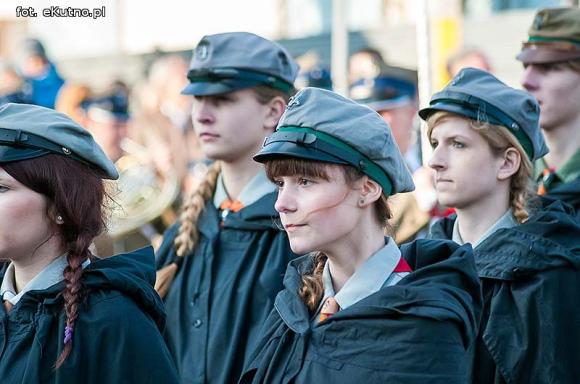 Dzień wcześniej w Kutnie mieszkańcy świętowali niepodległość