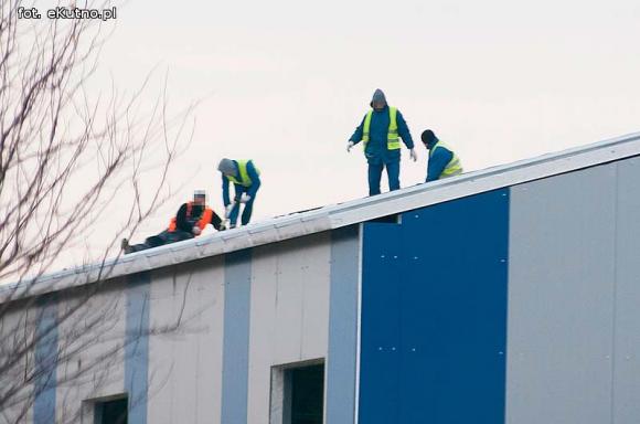 Niebezpieczna praca na wysokości przy modernizacji Stacji Uzdatniania Wody