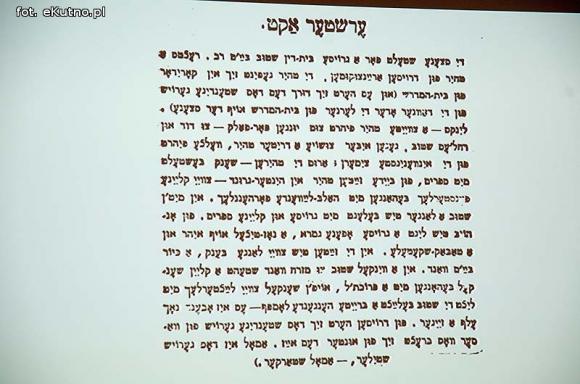 Otwarcie VIII Festiwalu im. Szaloma Asza oraz promocja pierwszego polskiego wydania Dramatów Asza