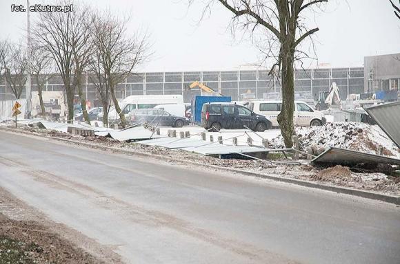 Skutki wichury w Kutnie