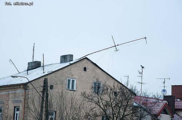 Skutki wichury w Kutnie