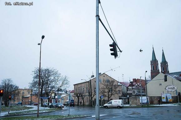 Skutki wichury w Kutnie