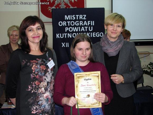 Daria Chmielecka Mistrzem Ortografii Powiatu Kutnowskiego