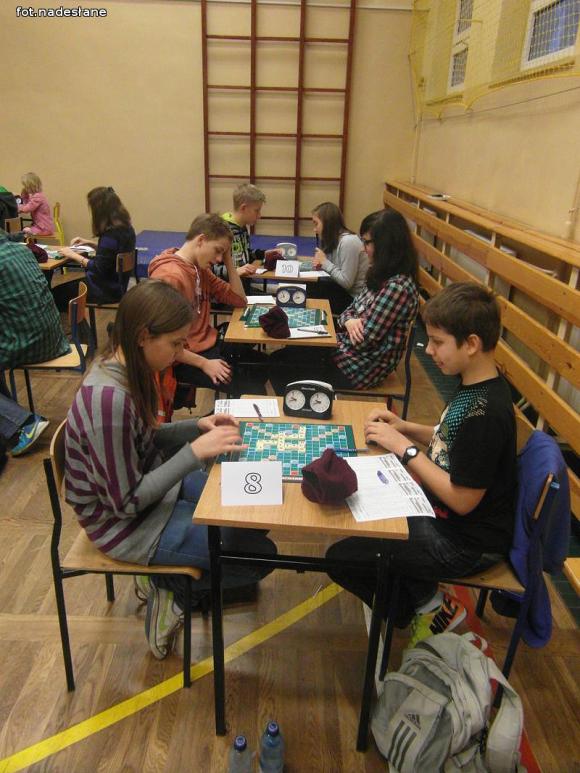 Mocna ekipa z Gimnazjum nr 2 na turnieju w scrabble w Warszawie