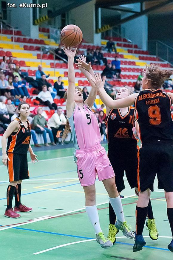 Koszykarki MKS Kutno wygrywają pierwszy mecz półfinałowy