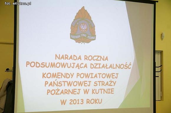 Kutnowscy strażacy podsumowują ubiegły rok
