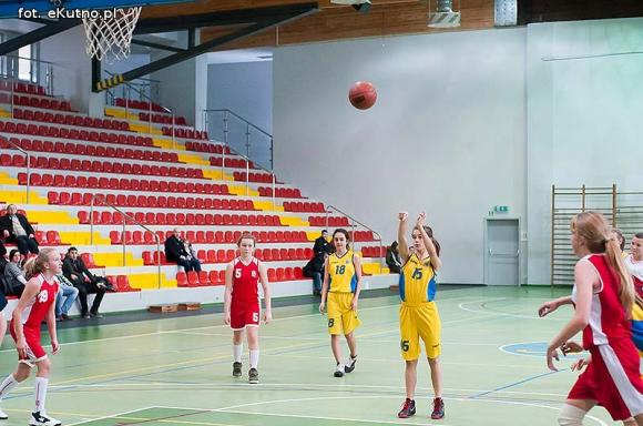 Młodziczki MKS Kutno wygrały z ŁKS KK Łódź