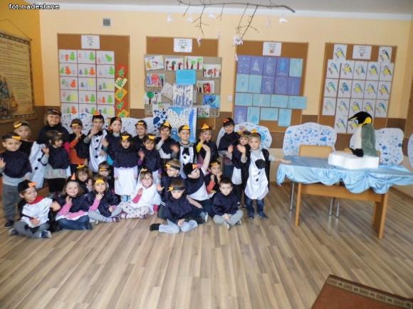 Rakietośniegowozem przez Lodową Krainę. Ferie w przedszkolu