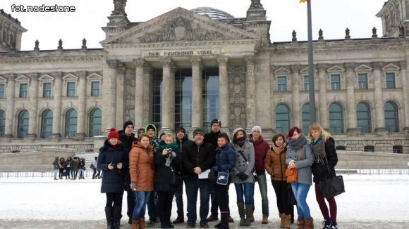 Uczniowie Zespołu Szkół CKR w Mieczysławowie w DEULA Berlin
