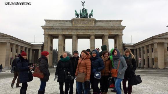 Uczniowie Zespołu Szkół CKR w Mieczysławowie w DEULA Berlin