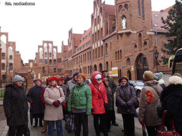 Walentynkowa podróż seniorów z Żychlina do Chełmna