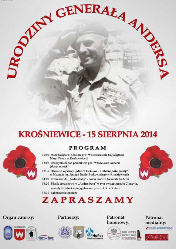 Jutro urodziny Generała Andersa