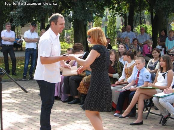 Czytali fragmenty Trylogii w Krośniewicach