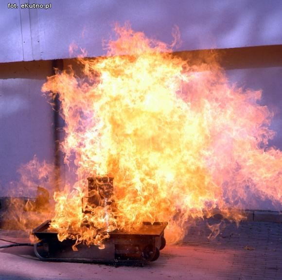 Zbigniew Bródka nagradzał kutnian w akcji Bezpieczny Dom