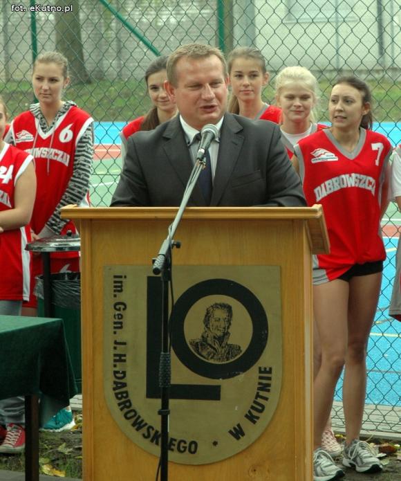 Otwarcie boiska przy I Liceum Ogólnokształcącym w Kutnie