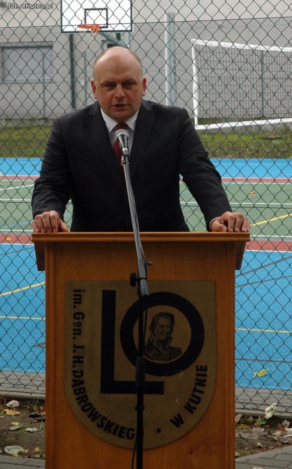 Otwarcie boiska przy I Liceum Ogólnokształcącym w Kutnie