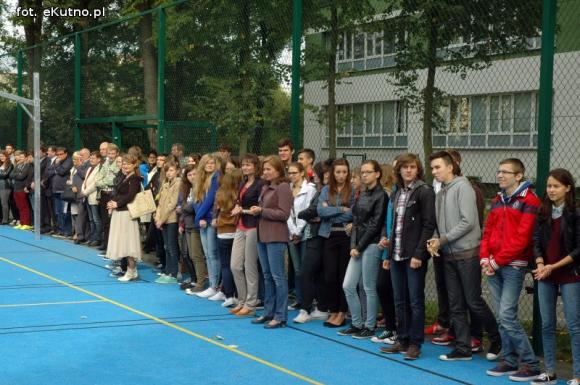 Otwarcie boiska przy I Liceum Ogólnokształcącym w Kutnie