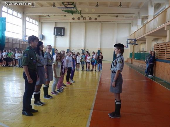 Biwak integracyjny czwartych klas w 