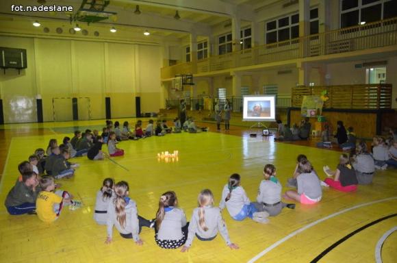 Biwak integracyjny czwartych klas w 