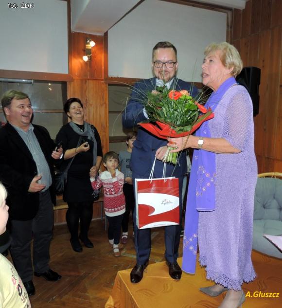 Teresa Lipowska w Żychlińskim Domu Kultury