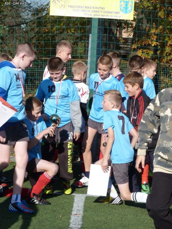 Piłkarskie zmagania w Gimnazjum nr 3