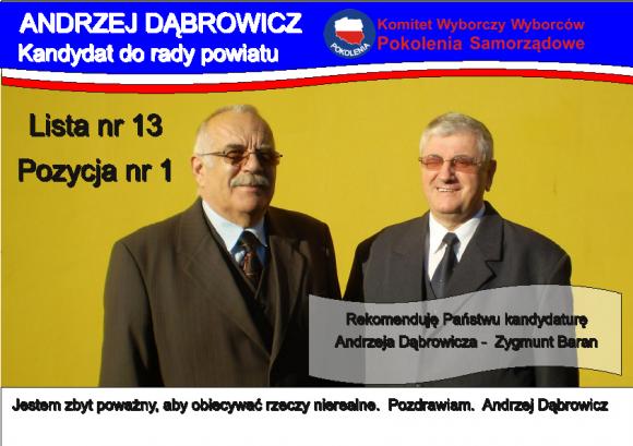 KWW POKOLENIA SAMORZĄDOWE przedstawiają kandydatów do samorządów