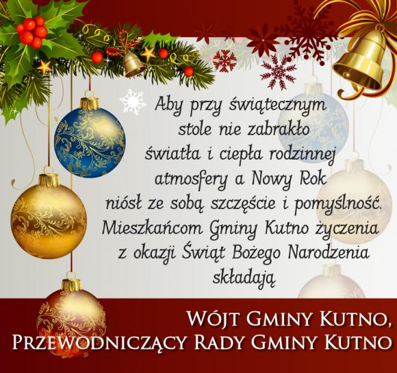 Radosnych Świąt Bożego Narodzenia i szczęśliwego Nowego Roku
