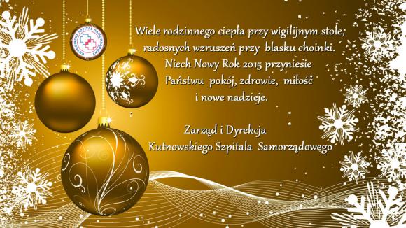 Radosnych Świąt Bożego Narodzenia i szczęśliwego Nowego Roku