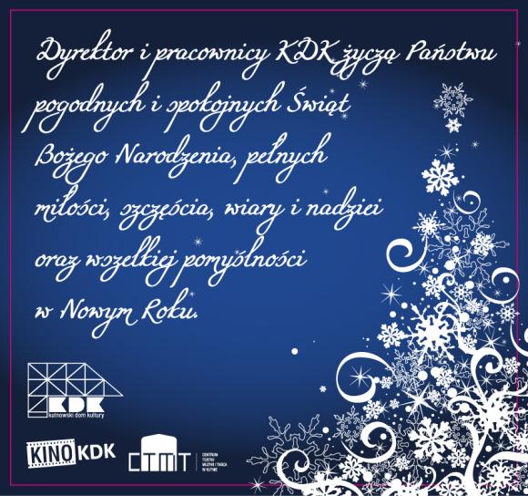 Radosnych Świąt Bożego Narodzenia i szczęśliwego Nowego Roku