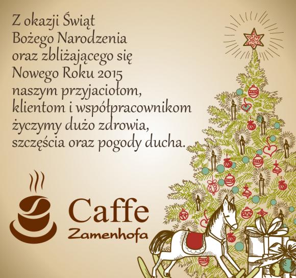 Radosnych Świąt Bożego Narodzenia i szczęśliwego Nowego Roku