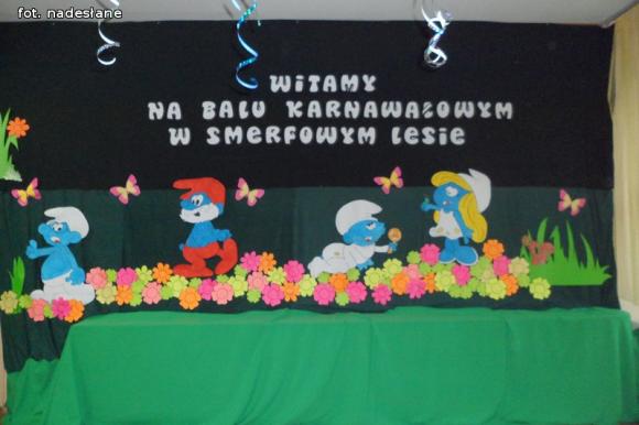 Bal w smerfowym lesie