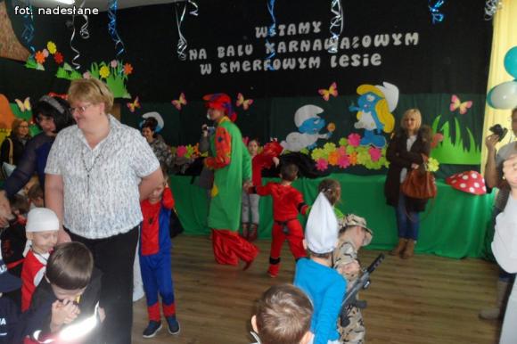 Bal w smerfowym lesie