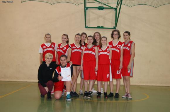 Dziewczęta z Grabskiego Mistrzyniami Powiatu w Koszykówce