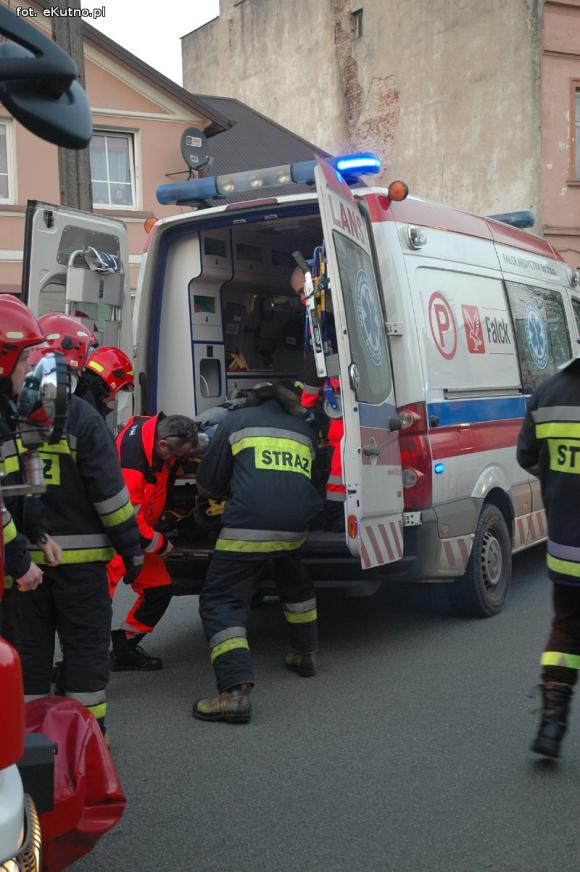 Wypadek na 29 Listopada. Motocyklista poszkodowany