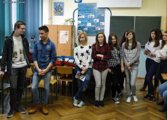 Kasprowicz gościł gimnazjalistów