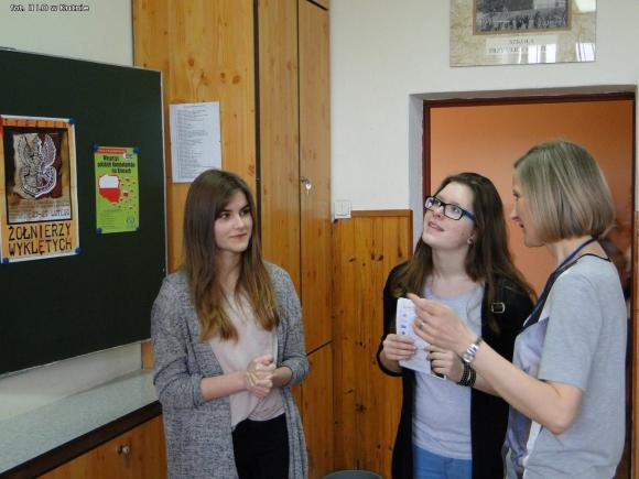 Kasprowicz gościł gimnazjalistów