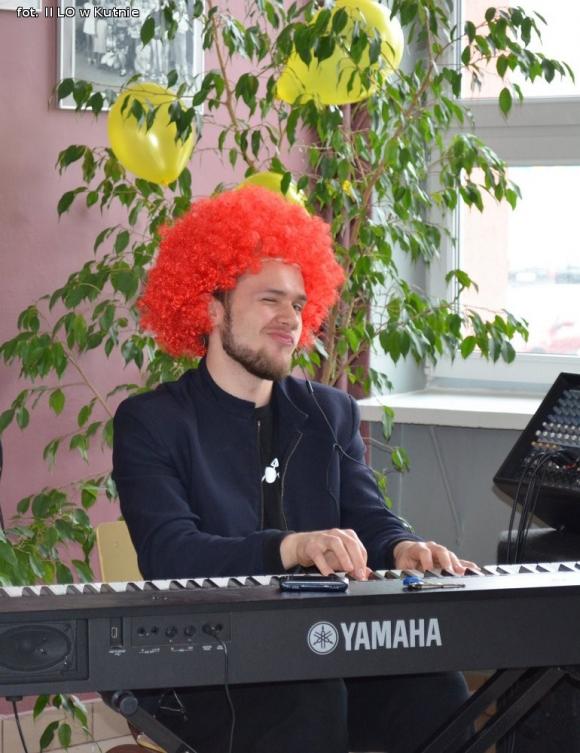 Kasprowicz gościł gimnazjalistów