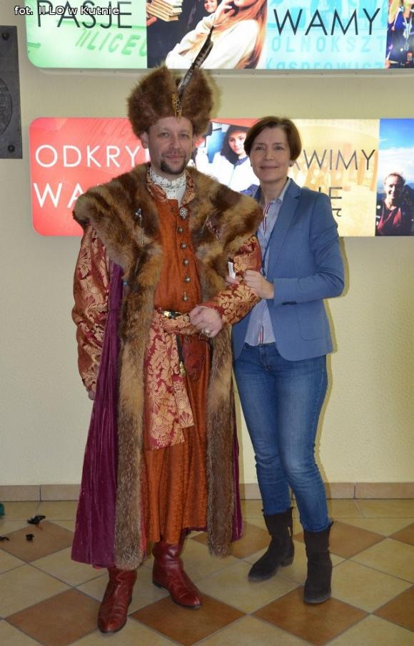 Kasprowicz gościł gimnazjalistów