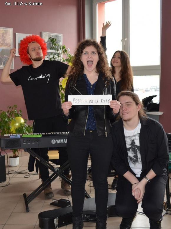 Kasprowicz gościł gimnazjalistów