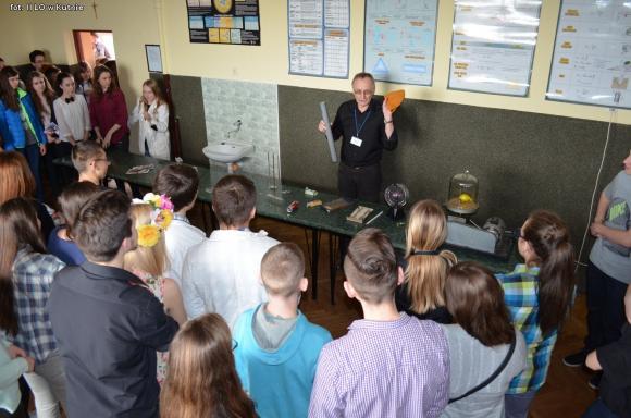 Kasprowicz gościł gimnazjalistów