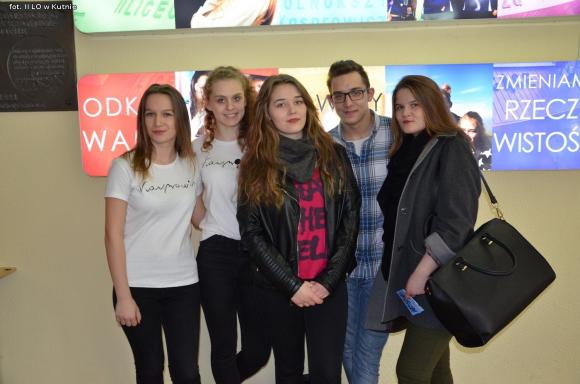 Kasprowicz gościł gimnazjalistów