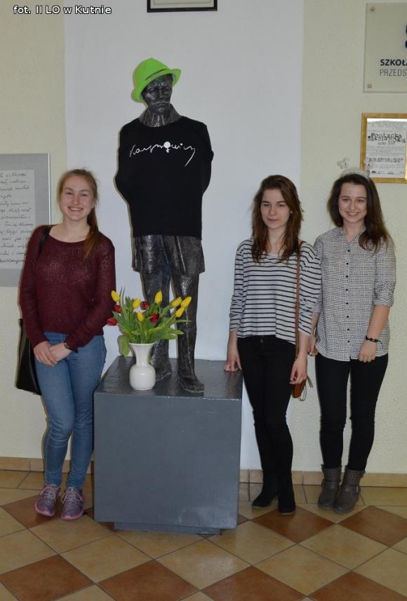 Kasprowicz gościł gimnazjalistów