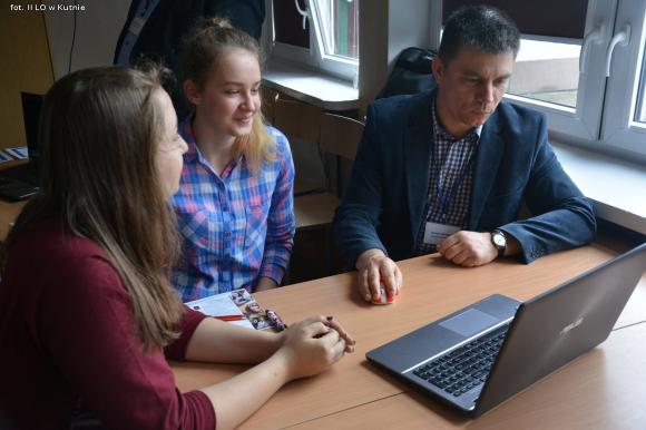 Kasprowicz gościł gimnazjalistów