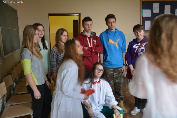 Kasprowicz gościł gimnazjalistów