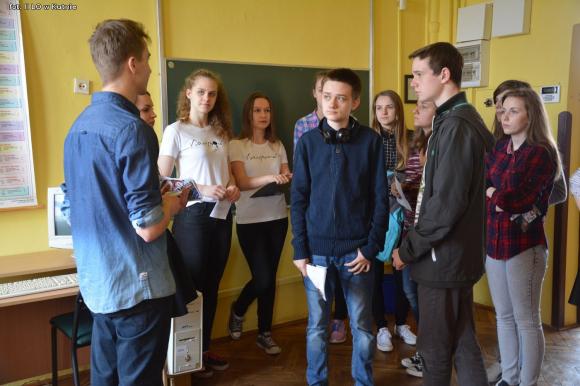 Kasprowicz gościł gimnazjalistów