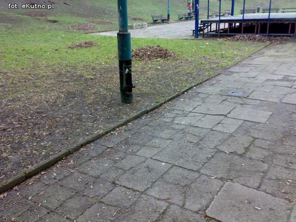 Sprawdzam. A inne lampy w parku?