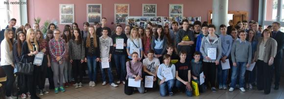 XI matematyczne zmagania gimnazjalistów w Kasprowiczu