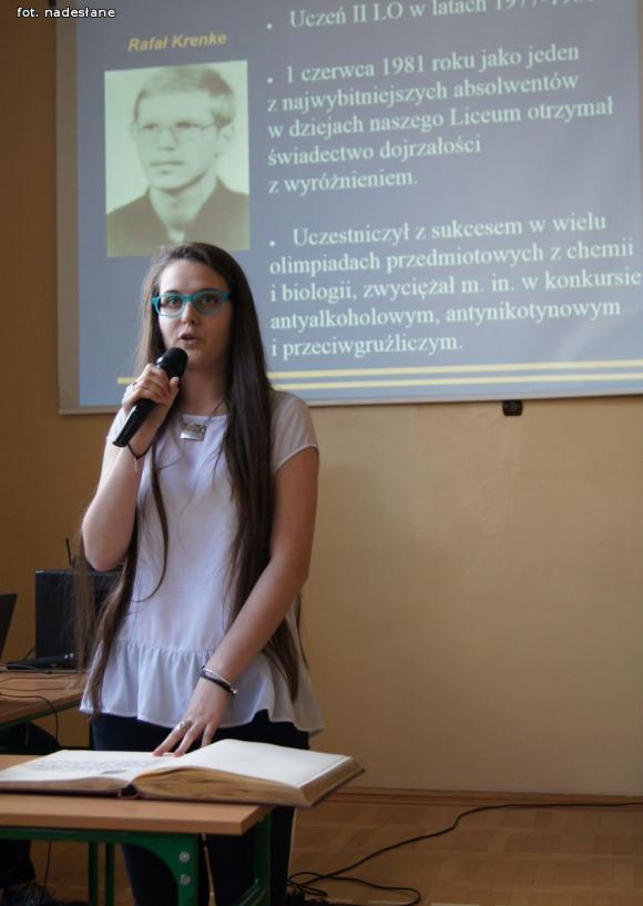 II LO w Kutnie odwiedził prof. dr hab. n. med. Rafał Krenke